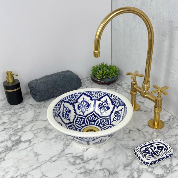 Vasque Marocaine en céramique de style oriental #72