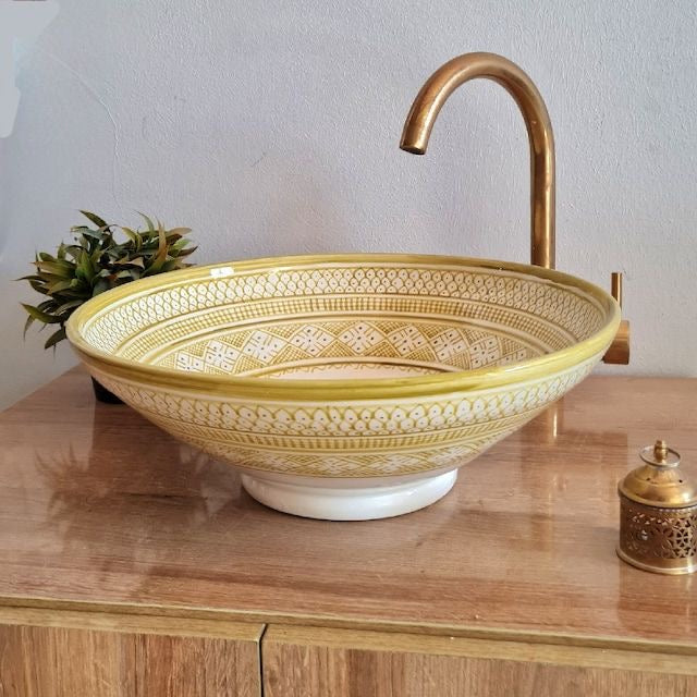 Vasque Marocaine en céramique de style oriental #330 A
