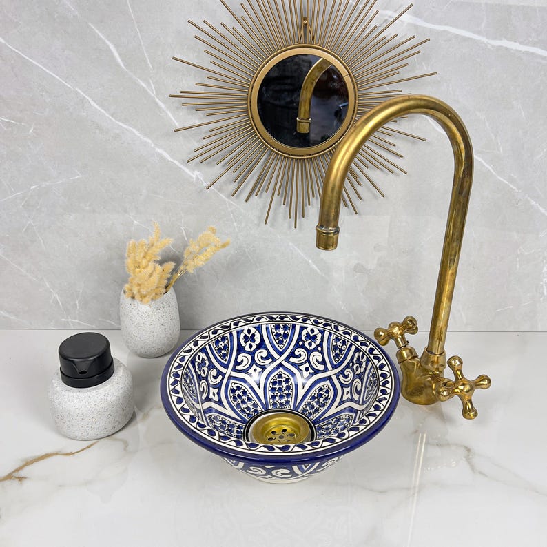 Vasque Marocaine en céramique de style oriental #309