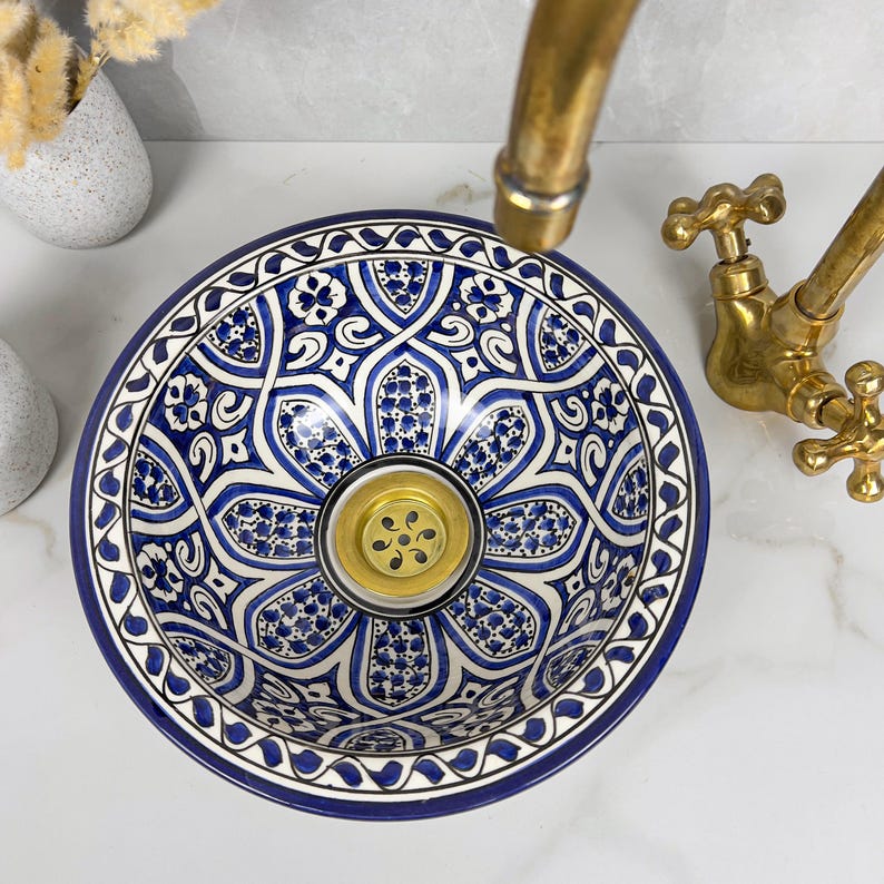 Vasque Marocaine en céramique de style oriental #309