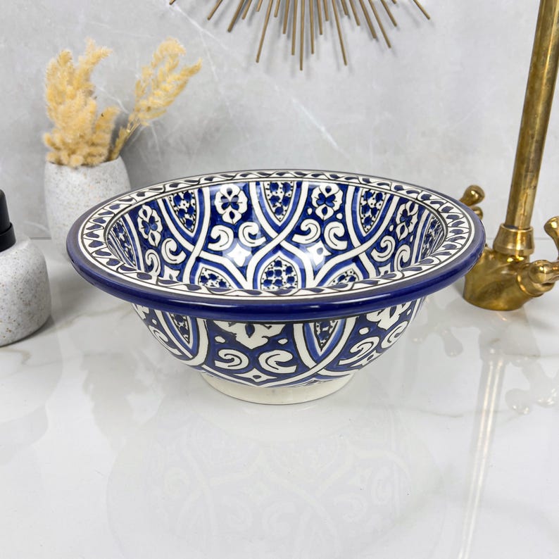 Vasque Marocaine en céramique de style oriental #309