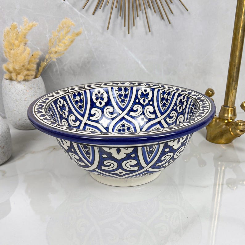 Vasque Marocaine en céramique de style oriental #309