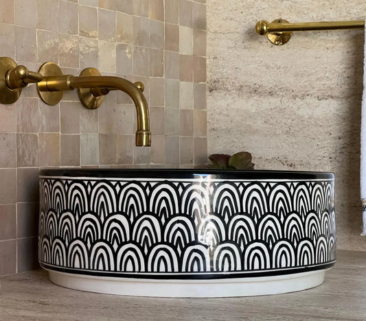 Vasque Marocaine en céramique de style oriental #42