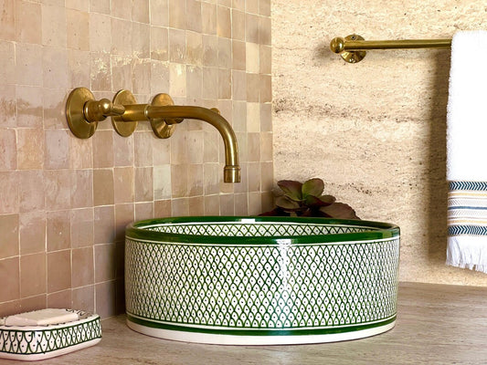 Vasque Marocaine en céramique de style oriental #39