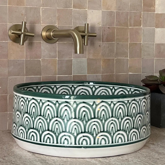 Vasque Marocaine en céramique de style oriental #43