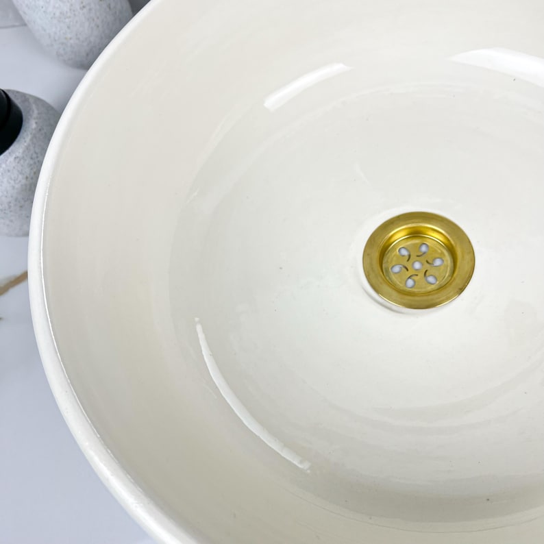 Marokkanisches Keramikwaschbecken im orientalischen Stil #245
