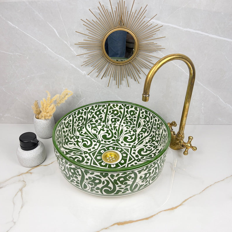 Vasque Marocaine en céramique de style oriental #297