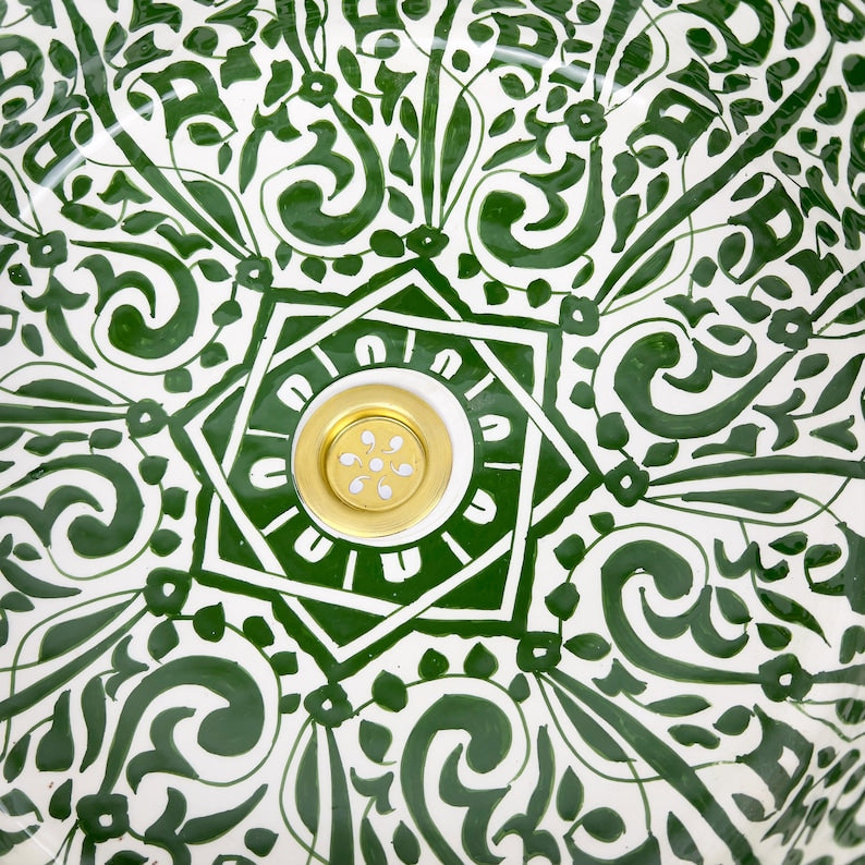 Vasque Marocaine en céramique de style oriental #297