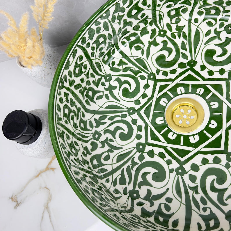 Vasque Marocaine en céramique de style oriental #297
