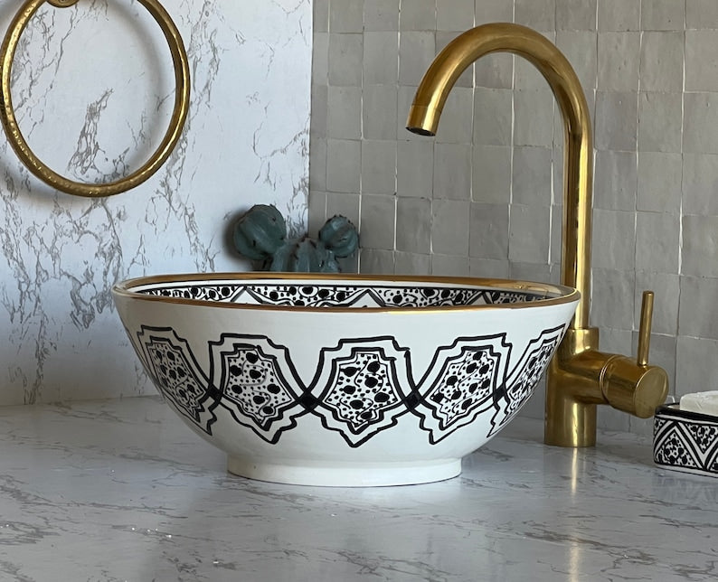 Vasque Marocaine en céramique de style oriental #28