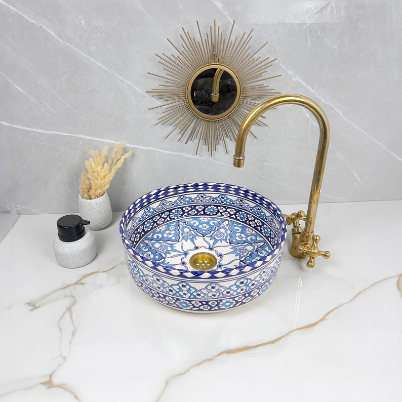 Vasque Marocaine en céramique de style oriental #311