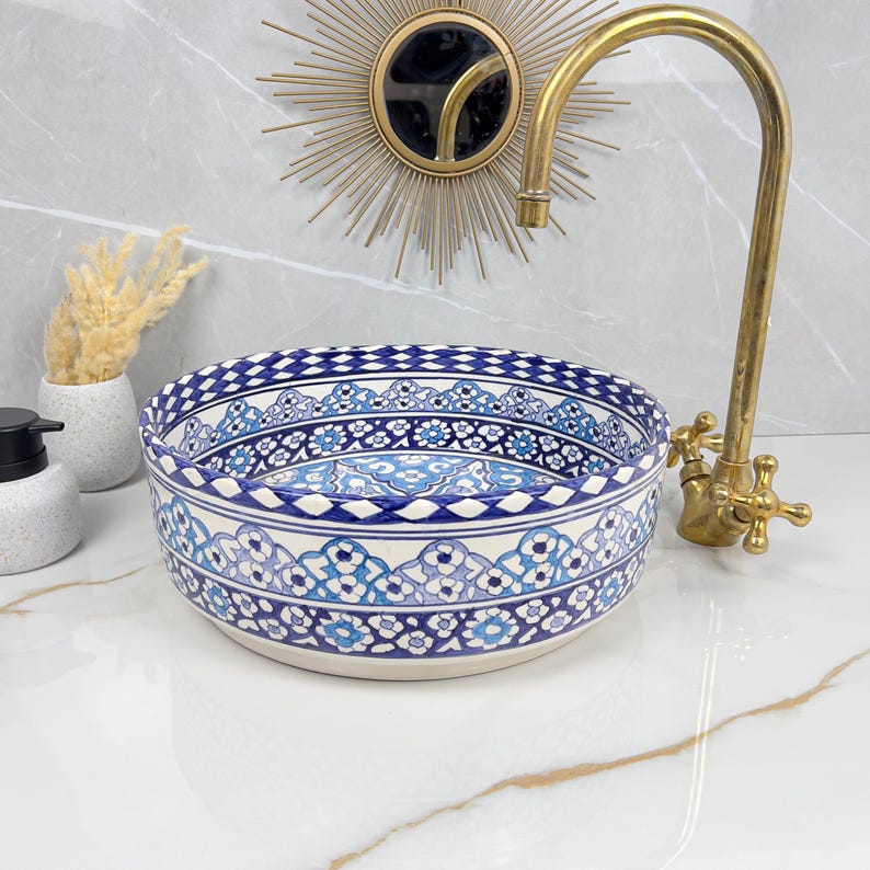 Vasque Marocaine en céramique de style oriental #311