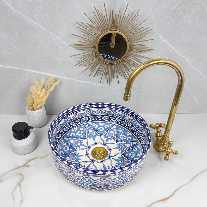 Vasque Marocaine en céramique de style oriental #311