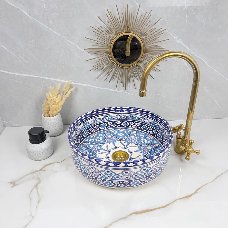 Vasque Marocaine en céramique de style oriental #311