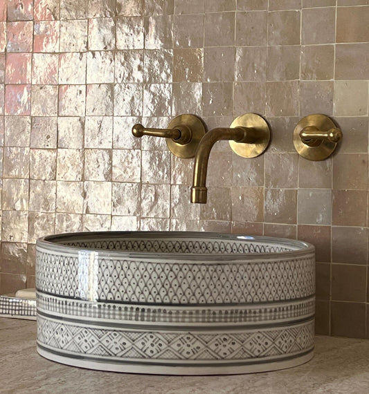 Vasque Marocaine en céramique de style oriental #40