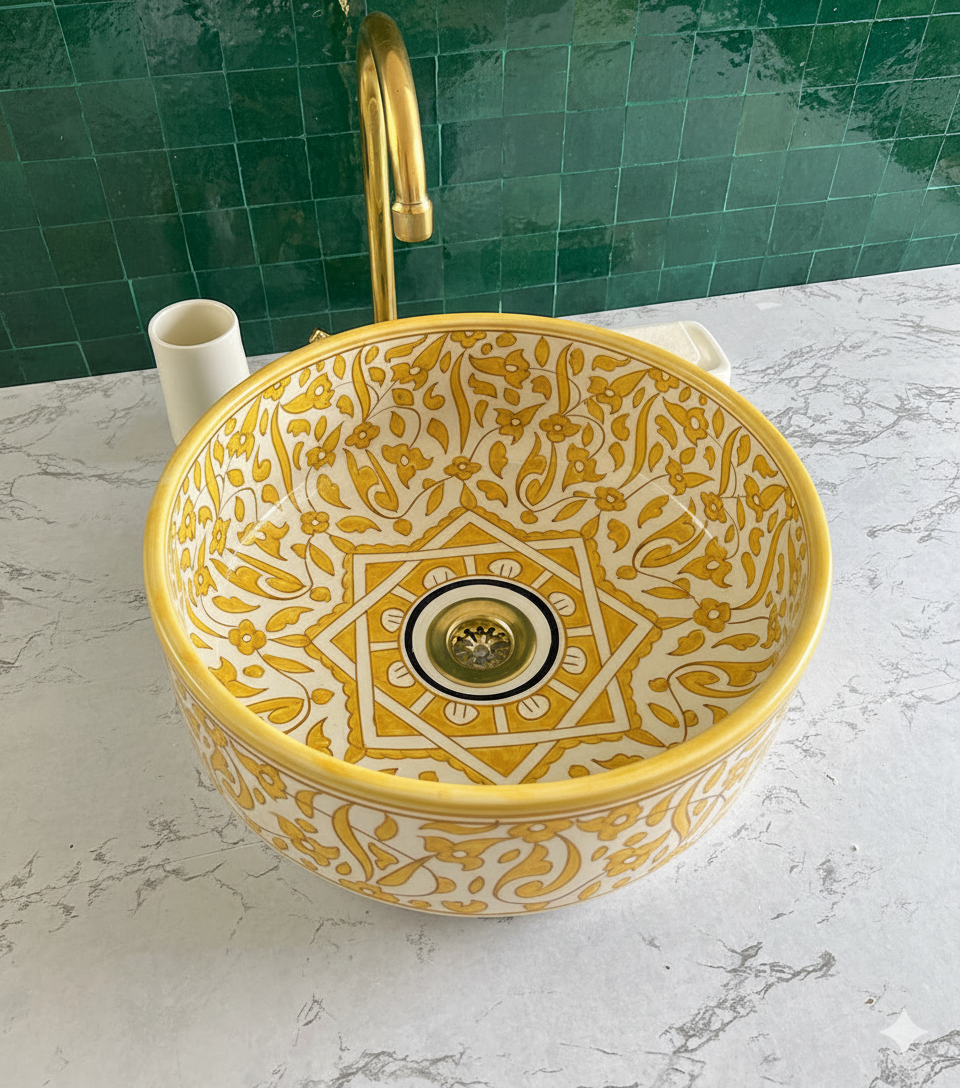 Vasque Marocaine en céramique de style oriental #1