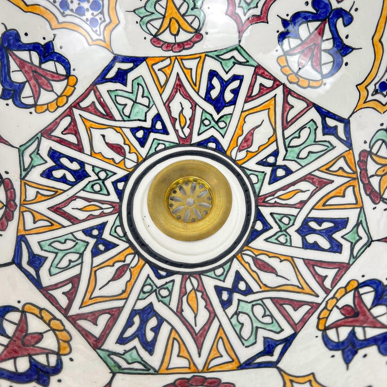 Vasque Marocaine en céramique de style oriental #67