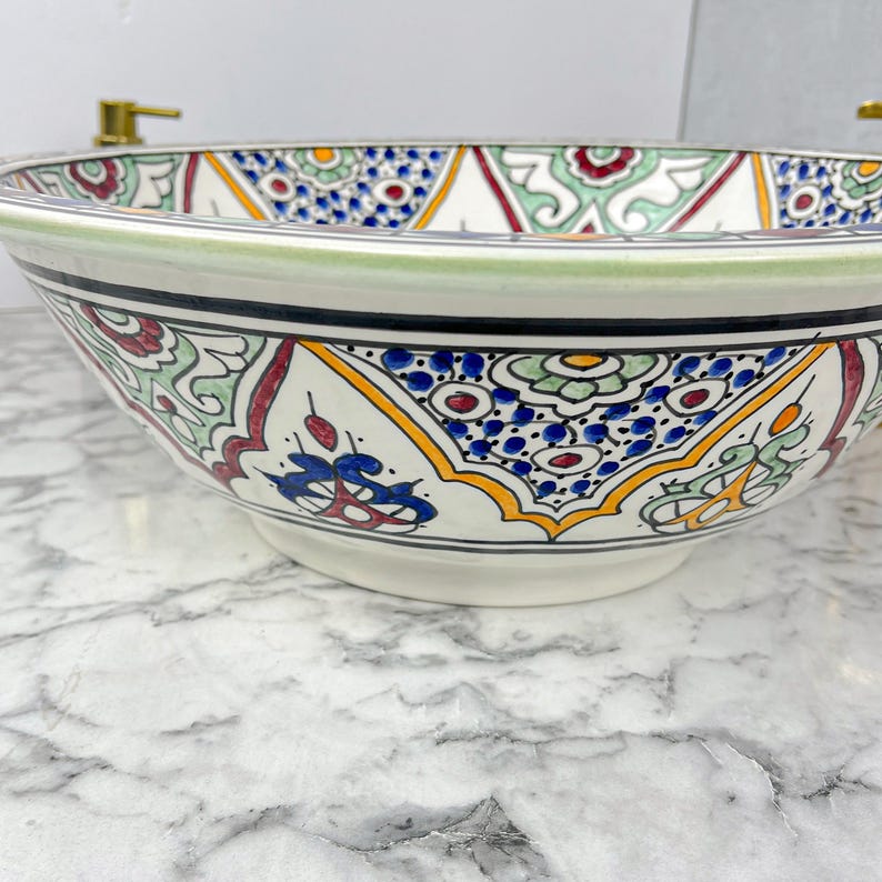 Vasque Marocaine en céramique de style oriental #67