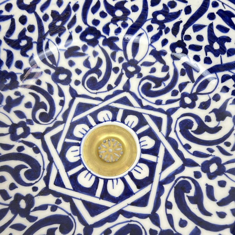 Vasque Marocaine en céramique de style oriental #108