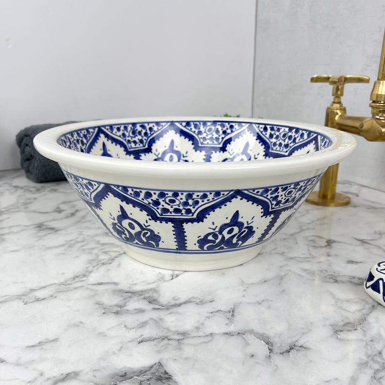 Vasque Marocaine en céramique de style oriental #62