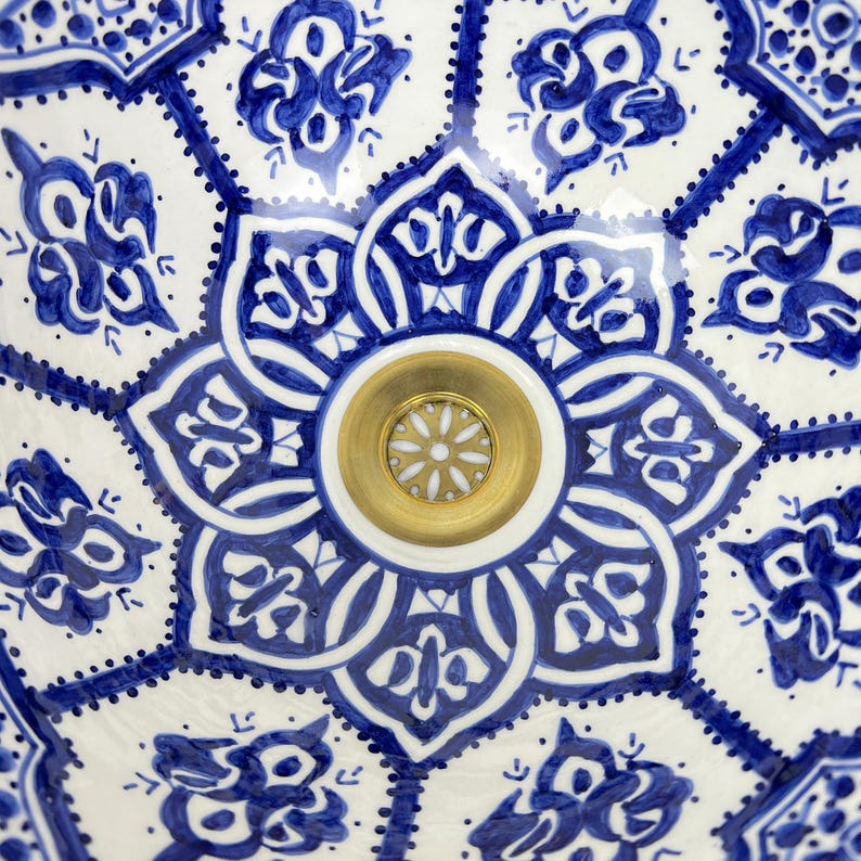 Vasque Marocaine en céramique de style oriental #62