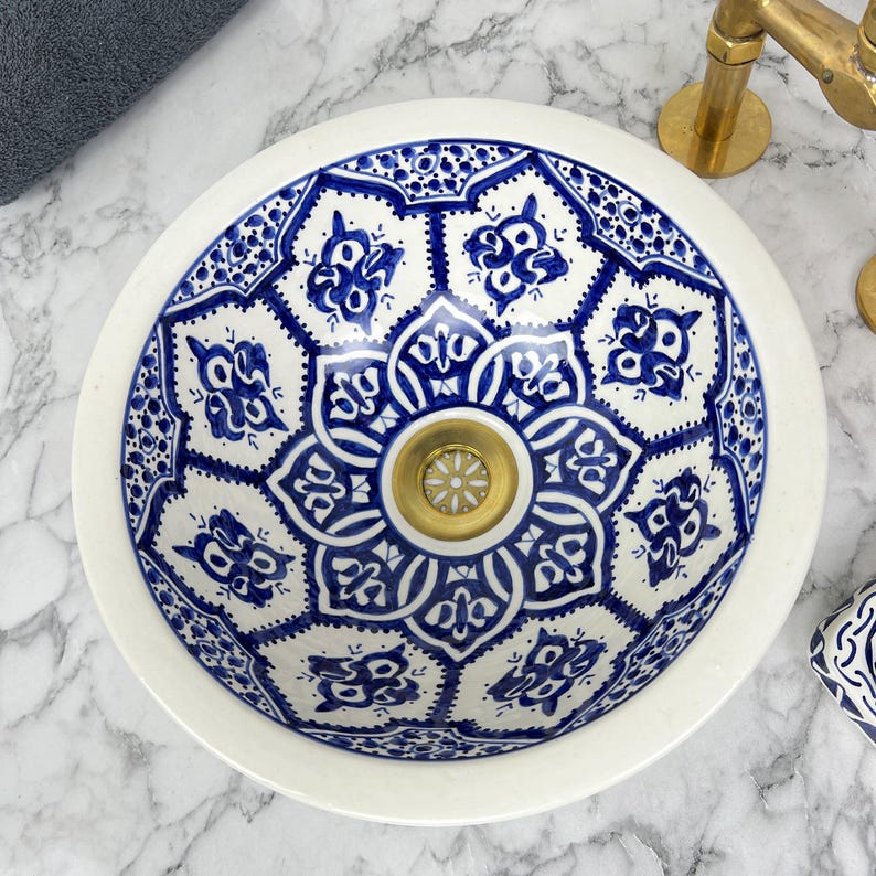 Vasque Marocaine en céramique de style oriental #72