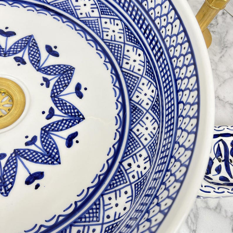 Vasque Marocaine en céramique de style oriental #57