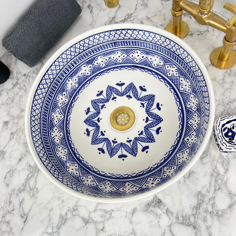 Vasque Marocaine en céramique de style oriental #57