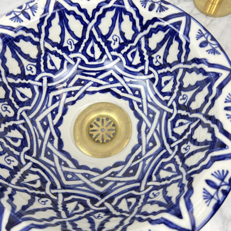 Vasque Marocaine en céramique de style oriental #102