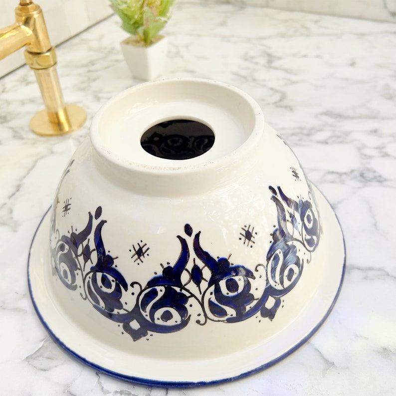 Vasque Marocaine en céramique de style oriental #131