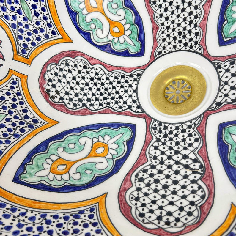 Vasque Marocaine en céramique de style oriental #68