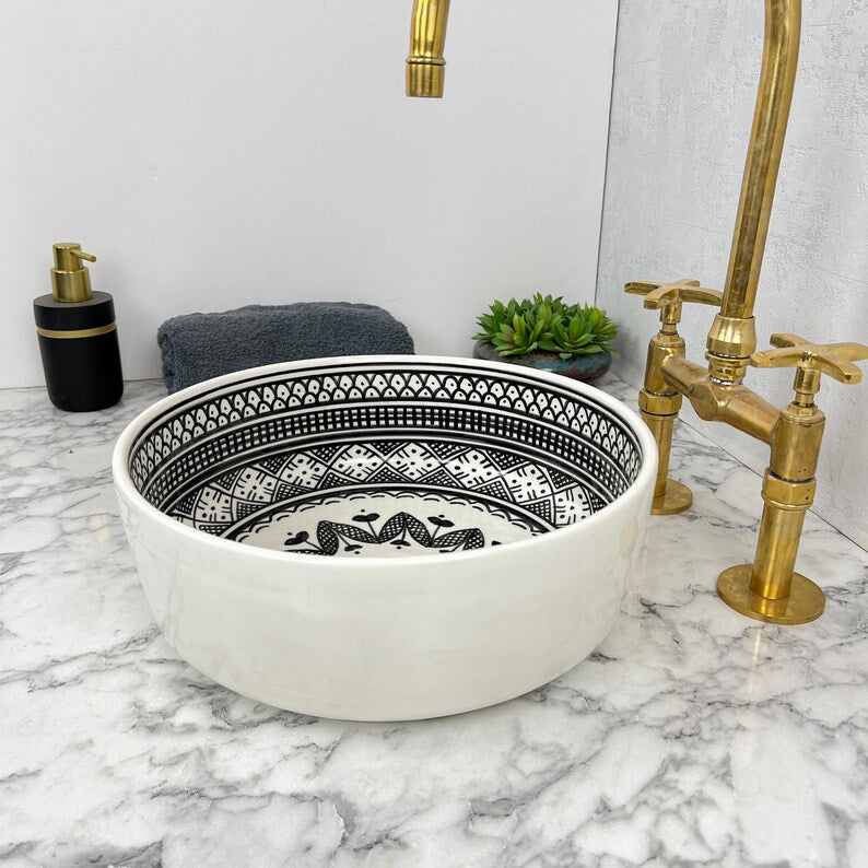 Vasque Marocaine en céramique de style oriental #58