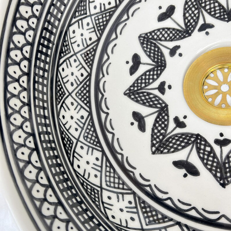 Vasque Marocaine en céramique de style oriental #58