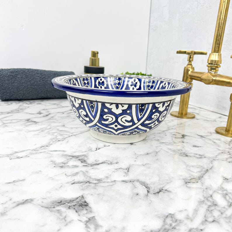 Vasque Marocaine en céramique de style oriental #103