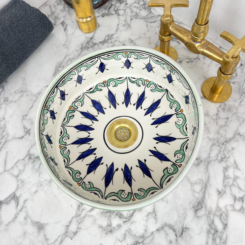 Vasque Marocaine en céramique de style oriental #71