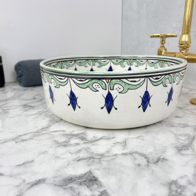 Vasque Marocaine en céramique de style oriental #71
