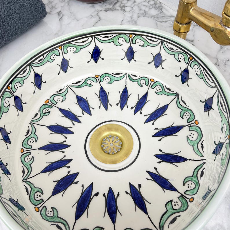 Vasque Marocaine en céramique de style oriental #71