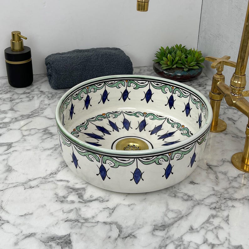Vasque Marocaine en céramique de style oriental #71