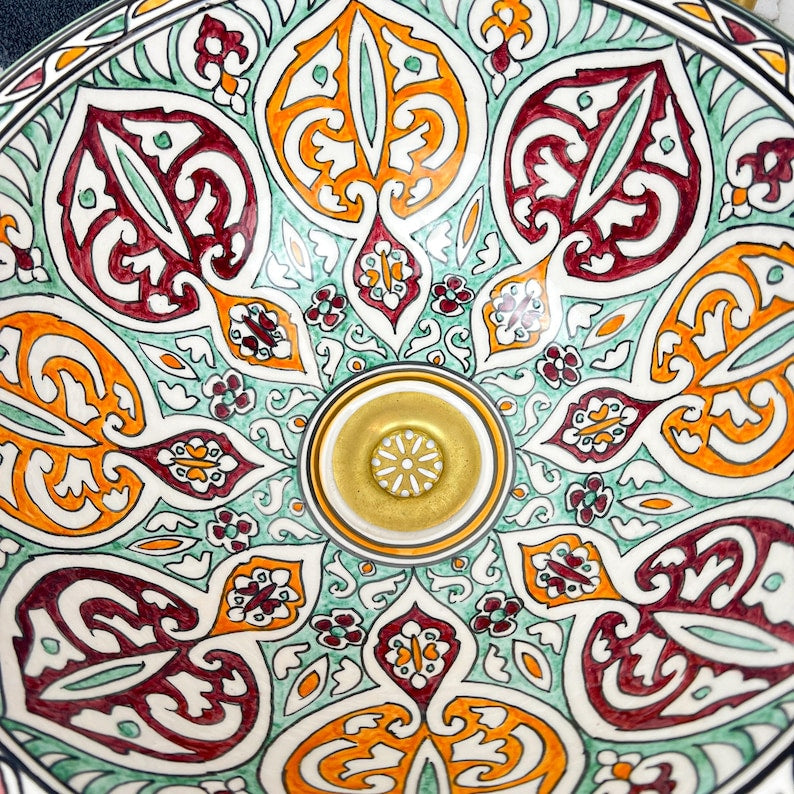 Vasque Marocaine en céramique de style oriental #135