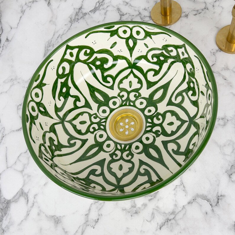 Vasque Marocaine en céramique de style oriental #60
