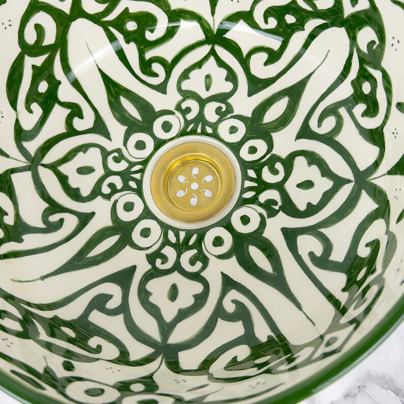 Vasque Marocaine en céramique de style oriental #60