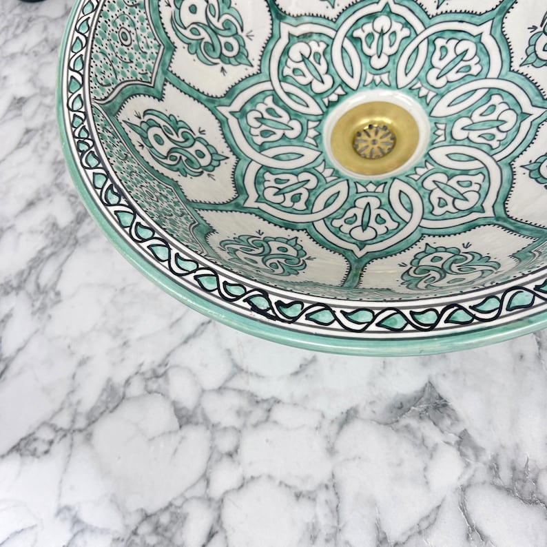 Vasque Marocaine en céramique de style oriental #69
