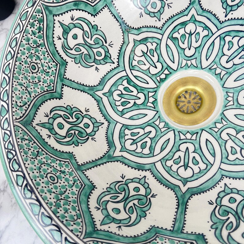 Vasque Marocaine en céramique de style oriental #69
