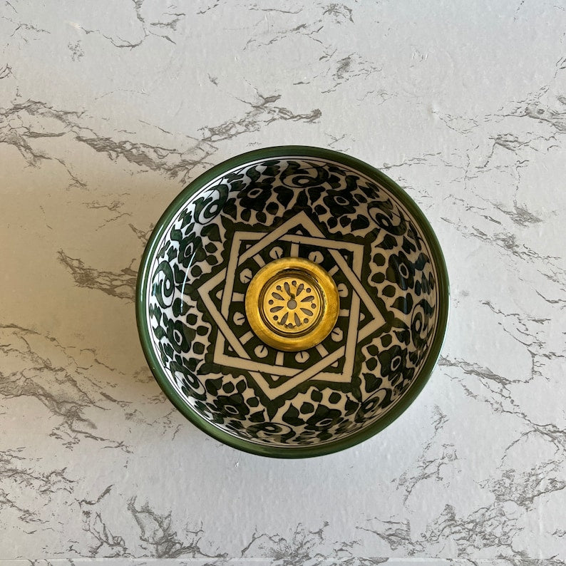 Vasque Marocaine en céramique de style oriental #7