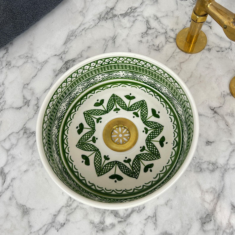 Vasque Marocaine en céramique de style oriental #59