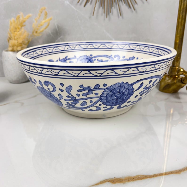 Vasque Marocaine en céramique de style oriental #305
