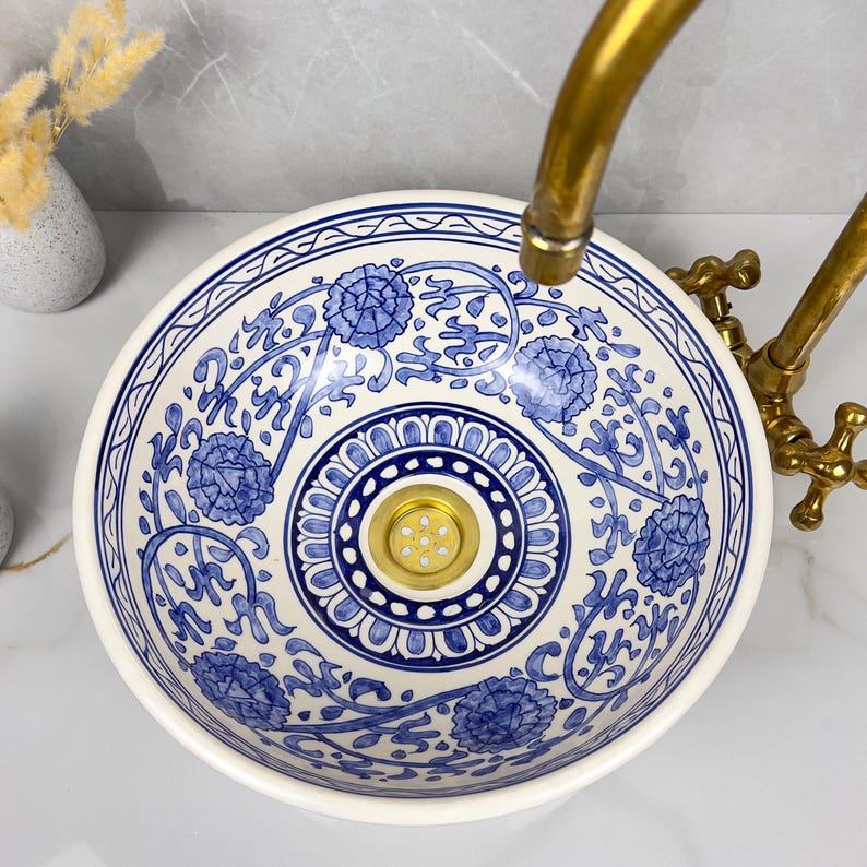Vasque Marocaine en céramique de style oriental #305