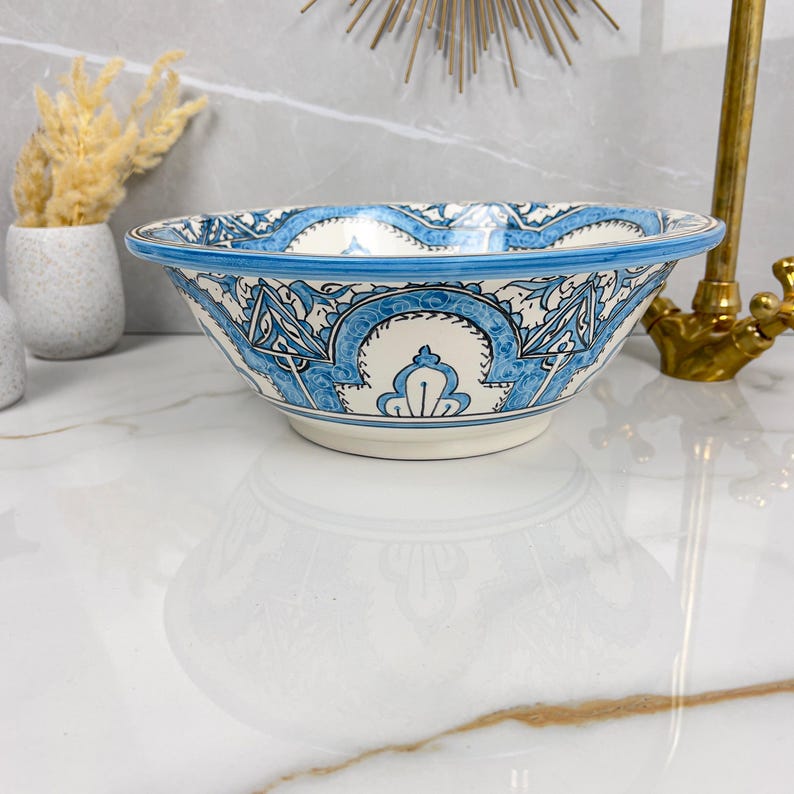 Vasque Marocaine en céramique de style oriental #310