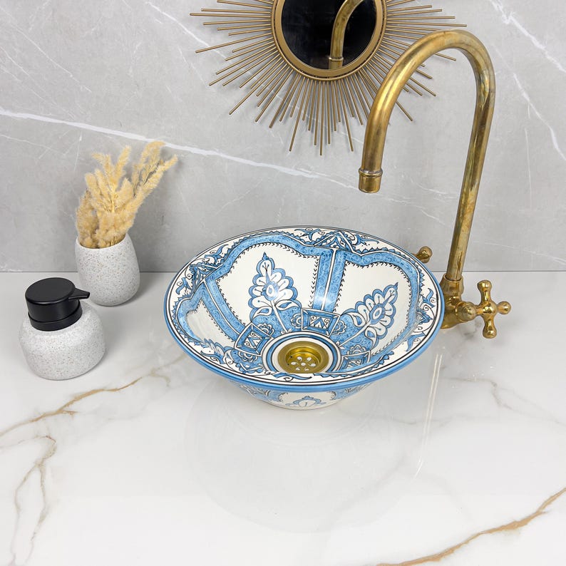 Vasque Marocaine en céramique de style oriental #310