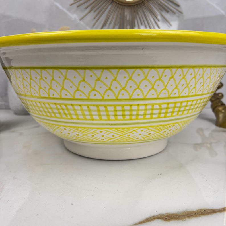 Vasque Marocaine en céramique de style oriental #308